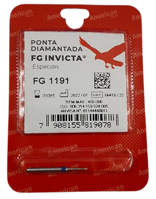 Ponta Diamantada FG 1191 Invicta - American Burrs