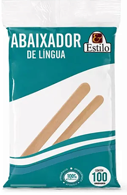 Abaixador de Língua de Madeira - Estilo