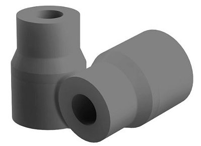 Adaptador p/ Sugador Cinza - Indusbello