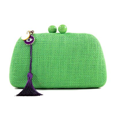 Bolsa Pequena Clutch Festa Casamento Formatura Verde Lima