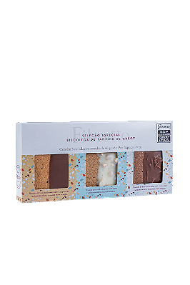 Kit FARINHA DE ARROZ com Chocolate (Cappuccino, Nozes e Cacau e Coco) 3 x 40 g