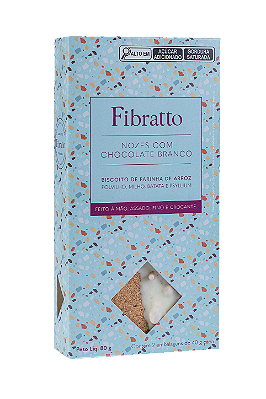 Biscoito Nozes com Chocolate Branco 80 g (2 x 40 g)