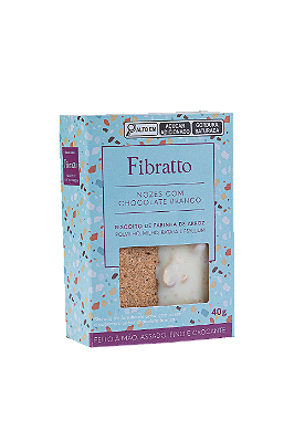 Biscoito Nozes com Chocolate Branco 40 g