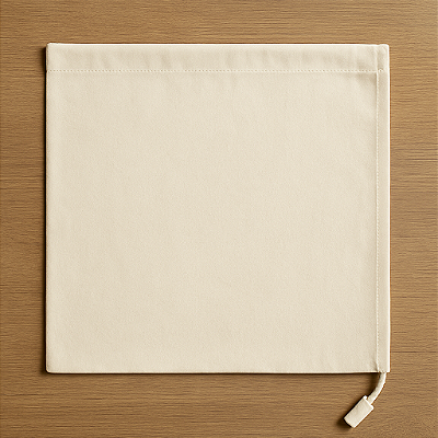 Sacola em algodão cru