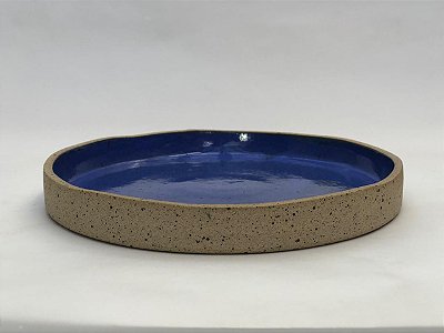 Prato Sobremesa Reto Azul Letícia