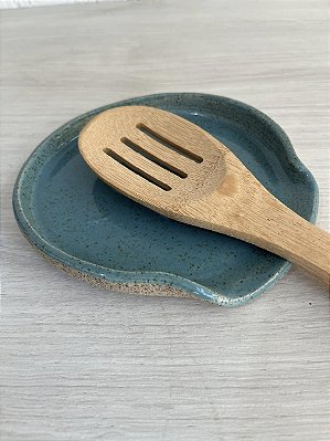 Apoio de Colher verde turquesa