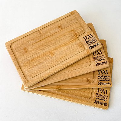 Tábua de Corte 32x20 cm Personalizada com Logo Brinde Corporativo