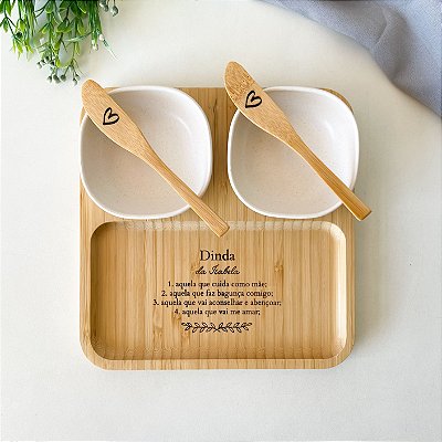 Kit Petiscos Personalizado Convite Padrinhos Batismo Dindos