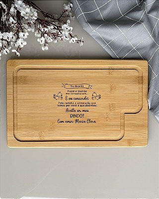 Tábua Churrasco Personalizada Presente Padrinhos Batizado