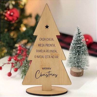 Árvore De Natal Decorativa Personalizado Brinde Corporativo