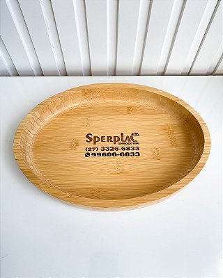 Gamela para Churrasco Personalizada Oval Brinde Corporativo