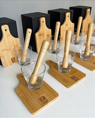 Kit Caipirinha Personalizado 3 Peças Brinde Corporativo