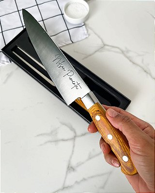 Kit Churrasco Faca e Garfo Premium Personalizado