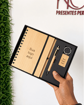 Kit Executivo Boas Vindas Personalizado Brinde Corporativo