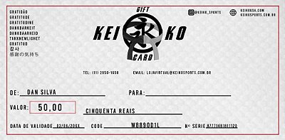 Gift Card (Vale Presente)