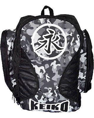 Mochila Big Bag Camuflado Cinza