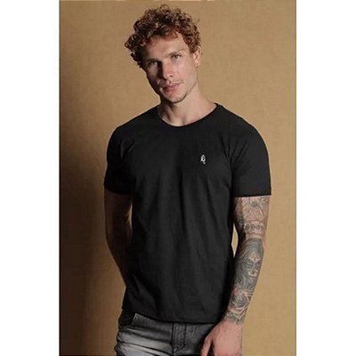 CAMISETA MASCULINO BIOTWO 50489 PRETO