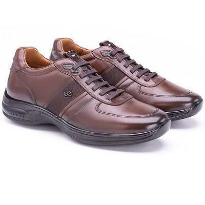 SAPATO MASCULINO JOTA PE 75800 DARK BROWN