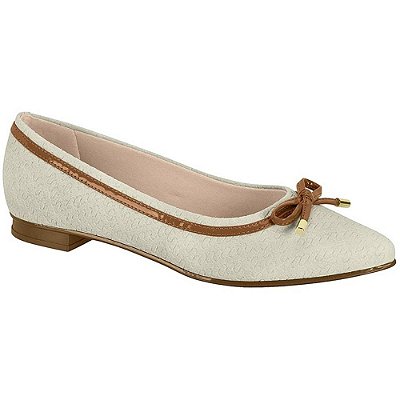 SAPATILHA FEMININO MOLECA 5655225 BRANCO/CAMEL