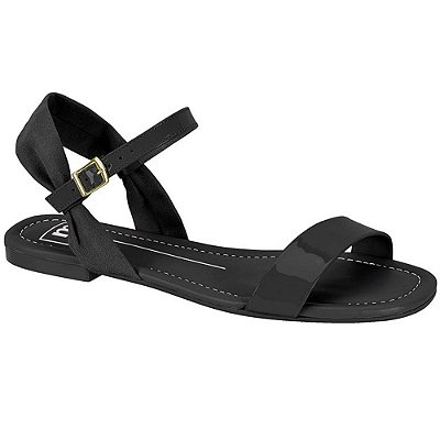 SANDALIA FEMININO MOLECA 5435424 PRETO