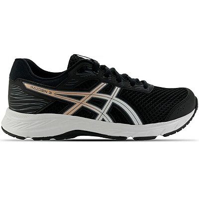 TENIS FEMININO ASICS 1012B237 RAIDEN 3 BLACK/METROPOLIS