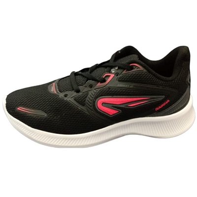 TENIS FEMININO RAINHA RA0163 VISION II PRETO/CHUMBO/PINK