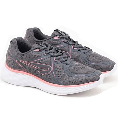 TENIS MASCULINO RAINHA RA0122 STOP PRETO/CHUMBO/PRATA