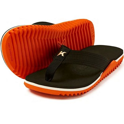 SANDALIA MASCULINO KENNER DFZ-01 NK6 PRO LARANJA/PRETO