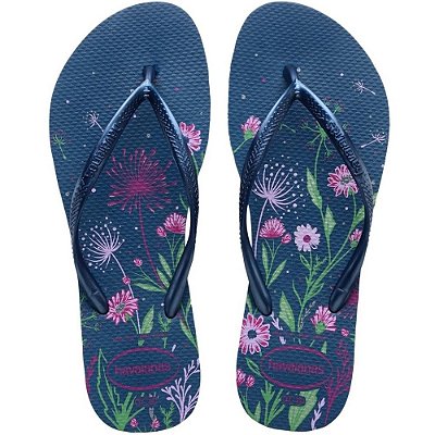 SANDALIA FEMININO HAVAIANAS SLIM ORGANIC N ROSA BALLET/DOURA