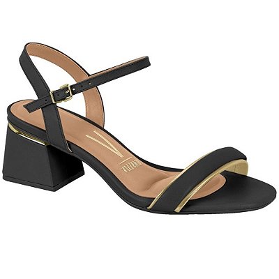 SANDALIA FEMININO VIZZANO 6428119 DOURADO/PRETO