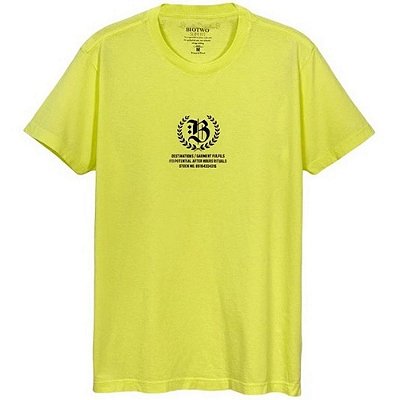 CAMISA MASCULINO BIOTWO 80375 AMARELO