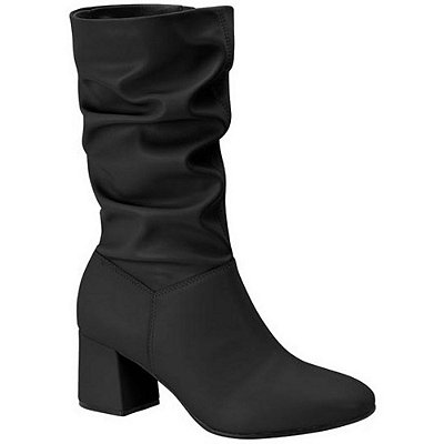 BOTA FEMININO BEIRA RIO 9076102 PRETO 01