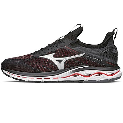 TENIS MASCULINO MIZUNO 101040040 WAVE LEGEND 2 PRETO