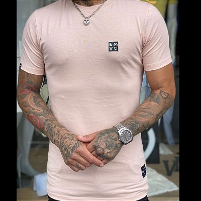 CAMISETA MASCULINO EMIVE V23065 ROSE