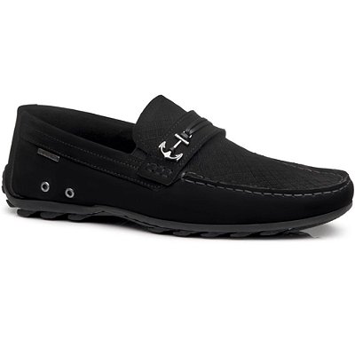 MOCASSIM MASCULINO PEGADA 140913 PRETO