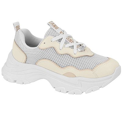 TENIS FEMININO VIZZANO 1414103 BRANCO/CREME