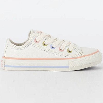 TENIS INFANTIL ALL STAR CK11010001 AMENDOA/SOLSTICE/ROSA