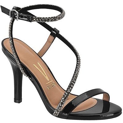 SANDALIA FEMININO VIZZANO 6249496 PRETO/BLACK DIAMOND