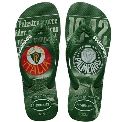 SANDALIA FEMININO HAVAIANAS T TIMES PALM AMAZONIA