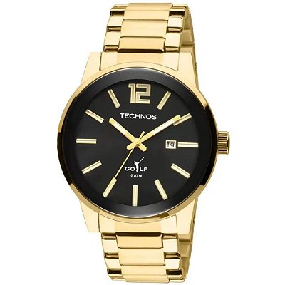 RELOGIO MASCULINO TECHNOS 2115TTS4P DOURADO/PRETO