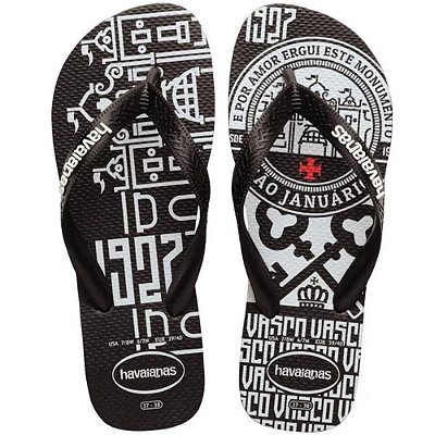 SANDALIA MASCULINO HAVAIANAS TOP TIMES VAS PRETO