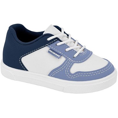 TENIS INFANTIL MOLEKINHO 2133176 BRANCO/MARINHO/DENIM