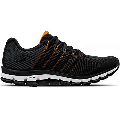 TENIS MASCULINO OLYMPIKUS 343 DYNAMICC PRETO/LARANJA