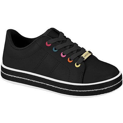 TENIS INFANTIL MOLEKINHA 2520320 PRETO/PRATA