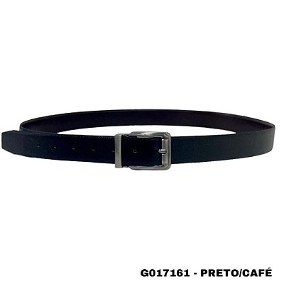 CINTO MASCULINO FASOLO G017161 PRETO/CAFE