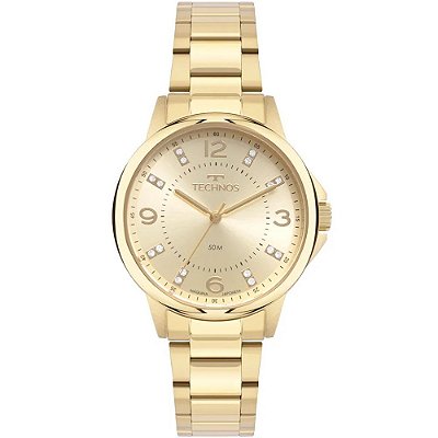 RELOGIO FEMININO TECHNOS 2036MSS1D DOURADO