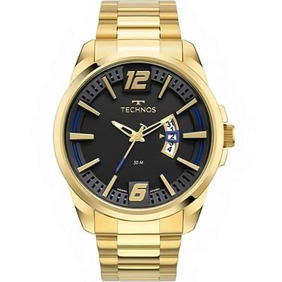 RELOGIO MASCULINO TECHNOS 2117LCSS1P DOURADO