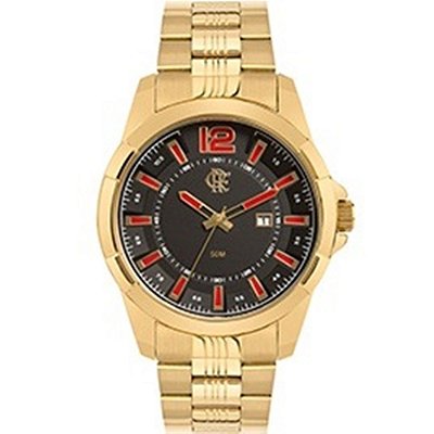 RELOGIO MASCULINO TECHNOS FLA2115/4D DOURADO