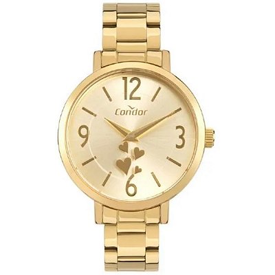 RELOGIO FEMININO CONDOR CO2034AFK4X DOURADO