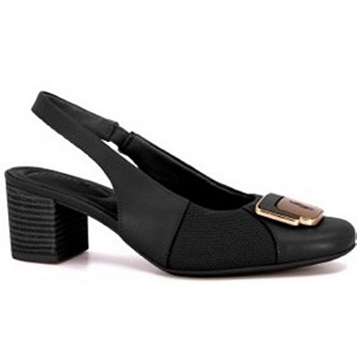 SCARPIN FEMININO USAFLEX MA0801001 PRETO